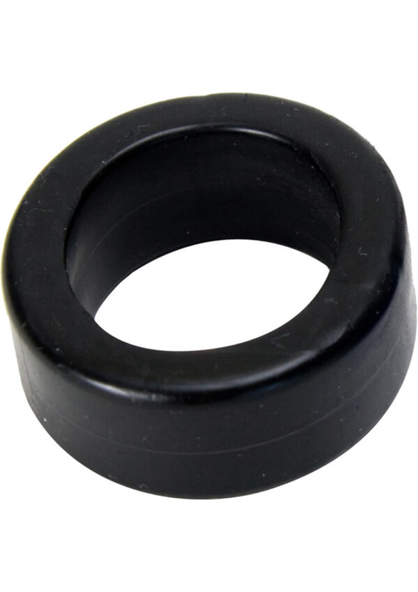 TitanMen Stretch-To-Fit Cock Ring - Black - Image 2