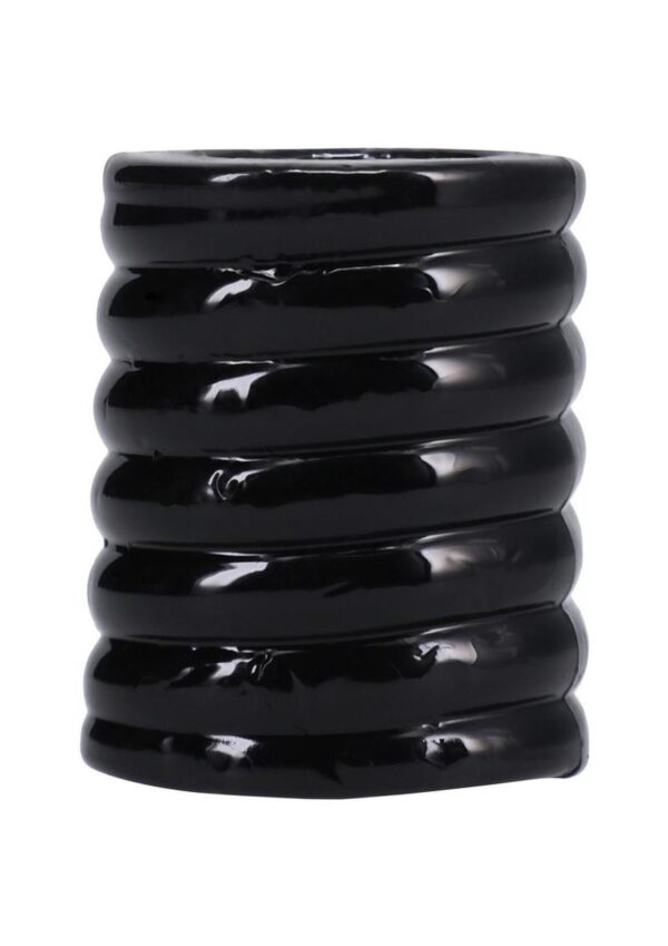 Rock Solid The Cage Textured Cock Cage - Black - Image 2