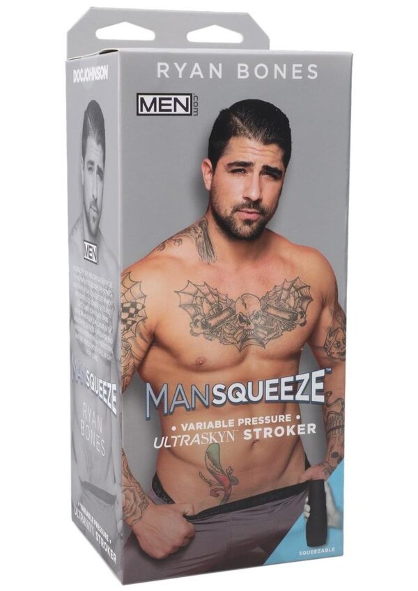 Man Squeeze Ryan Bones Ultraskyn Masturbator - Butt - Vanilla