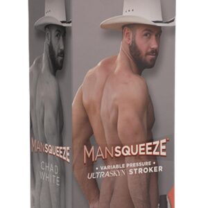 Man Squeeze Chad White Ultraskyn Masturbator - Butt - Vanilla