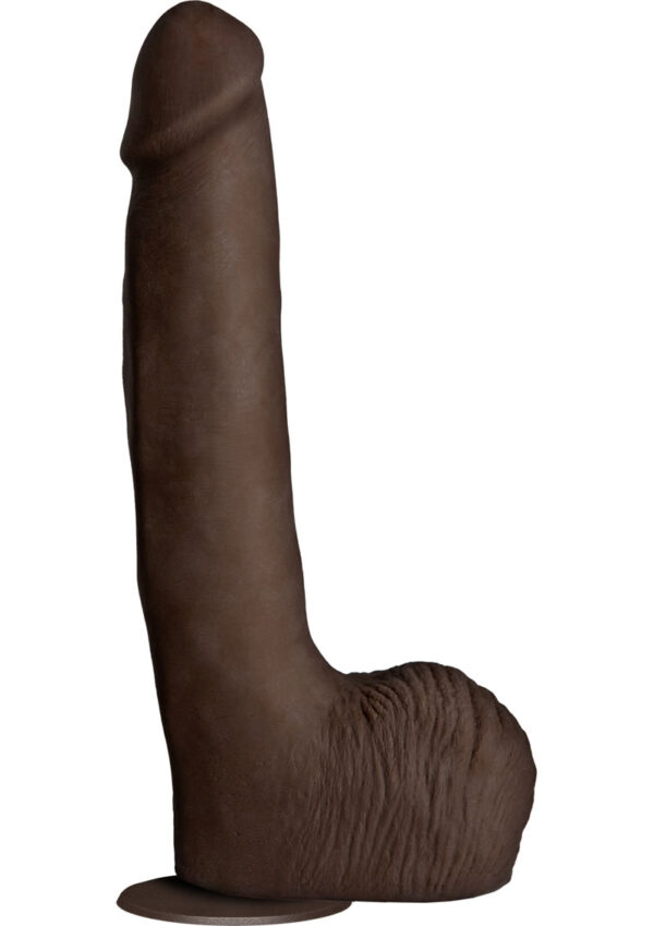 Signature Cocks Ultraskyn Rob Piper Dildo 10.5in - Chocolate - Image 2