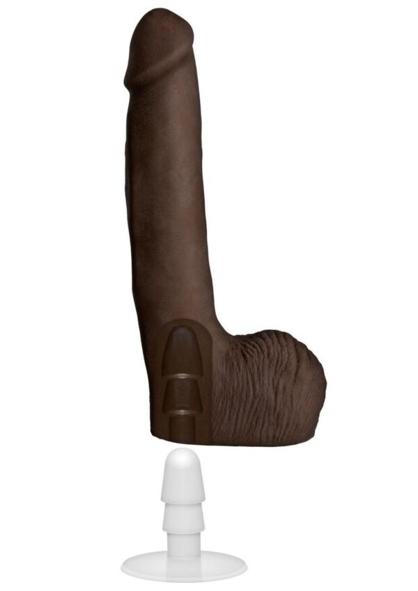 Signature Cocks Ultraskyn Rob Piper Dildo 10.5in - Chocolate - Image 3