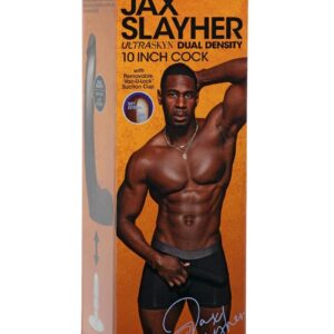 Signature Cocks Jax Slayher Dildo 10in - Chocolate