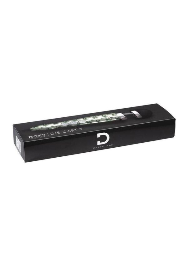 Doxy Die Cast 3 Wand Plug-In Wand Massager - Cannabis Pattern - Image 2