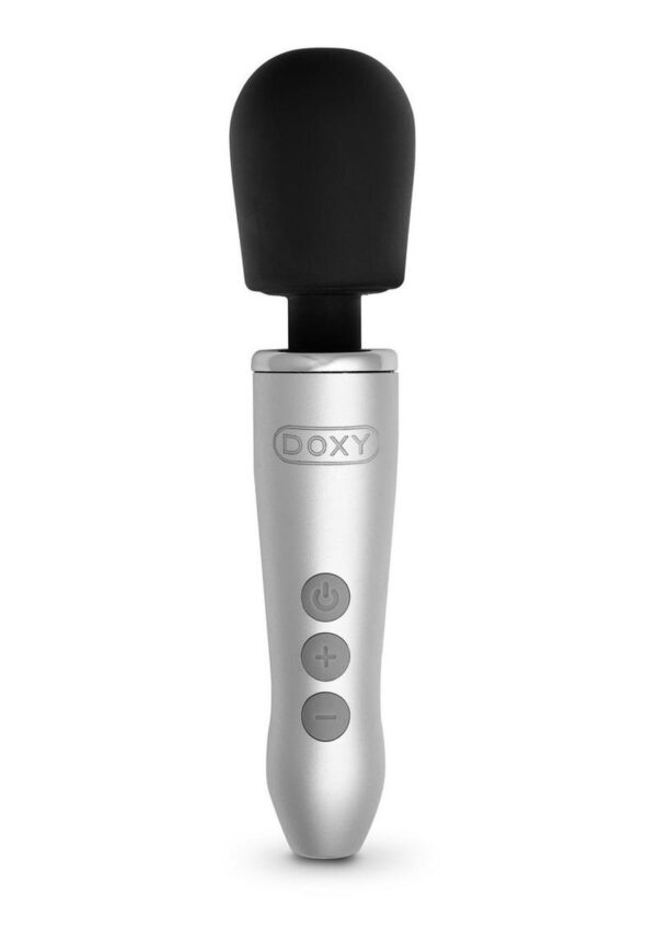 Doxy Go Rechargeable Body Wand - Brushed Metal - Image 2