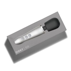 Doxy Go Rechargeable Body Wand - Brushed Metal