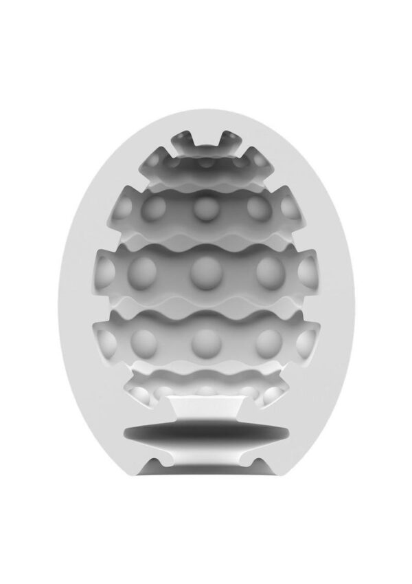 Satisfyer Masturbator Egg 3 Pack Set (Bubble) - Purple - Image 3