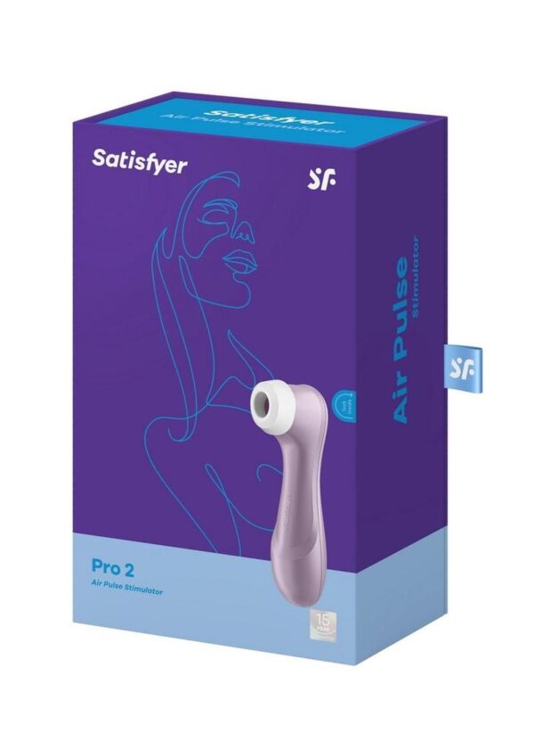 Satisfyer Pro 2 Generation 2 Rechargeable Silicone Clitoral Stimulator 6.5in - Purple