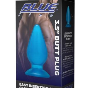 Blue Line Butt Plug - Blue