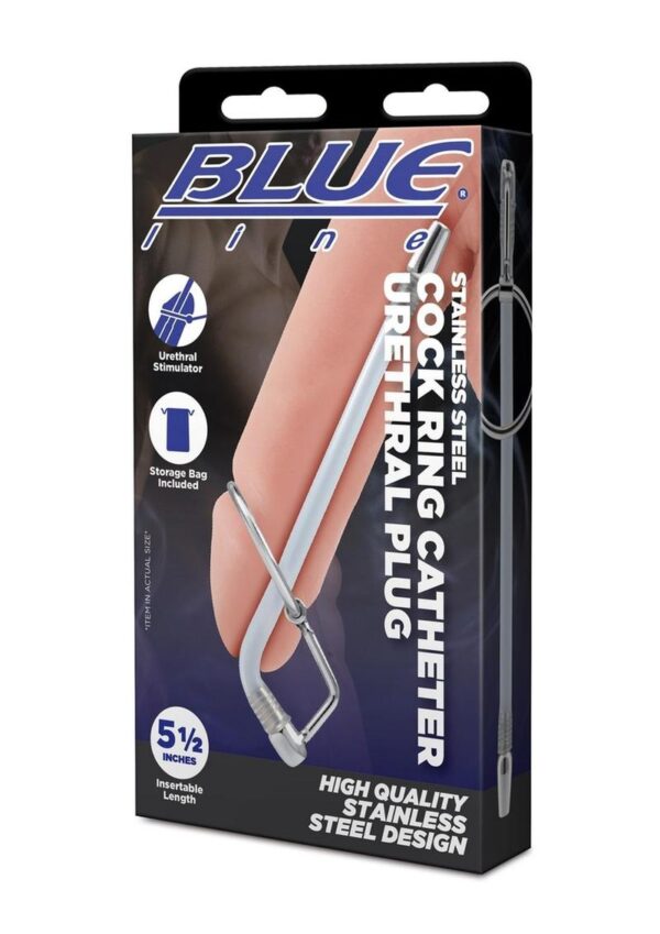 Blue Line Stainless Steel Catheter Urethral Plug
