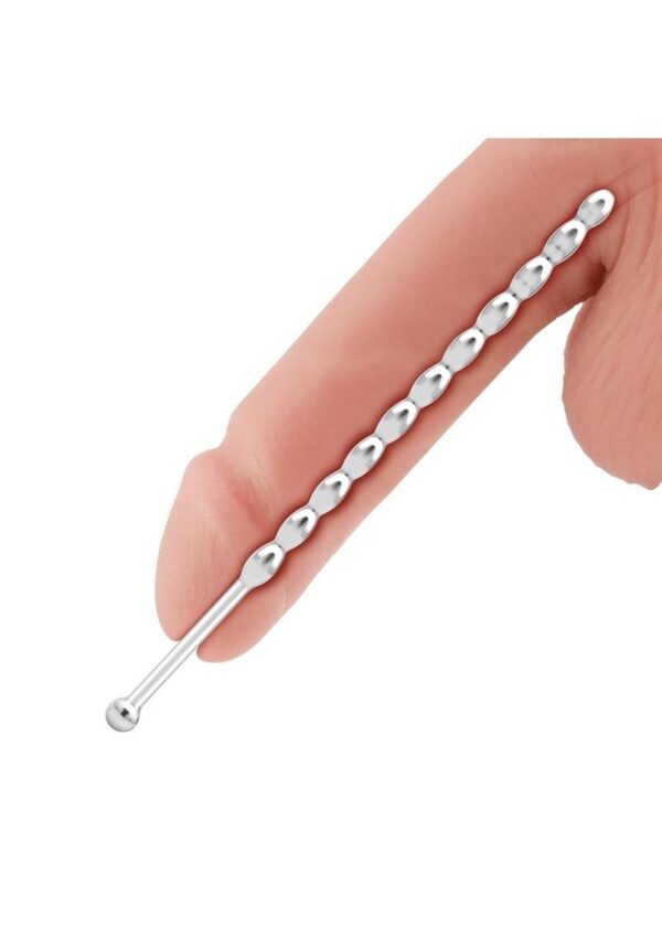 Blue Line Teardrop Urethral Sound 6in - Stainless Steel - Image 3