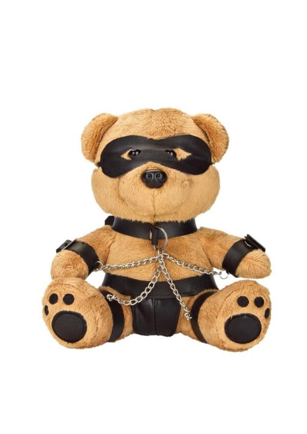 Bondage Bearz Charlie Chains Stuffed Animal - Brown/Black - Image 2