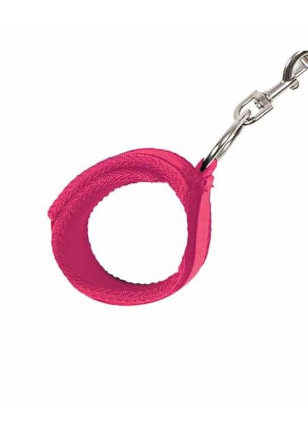 Lux Fetish Bed Spreader Restraint System (7 Piece Set) - Hot Pink - Image 3