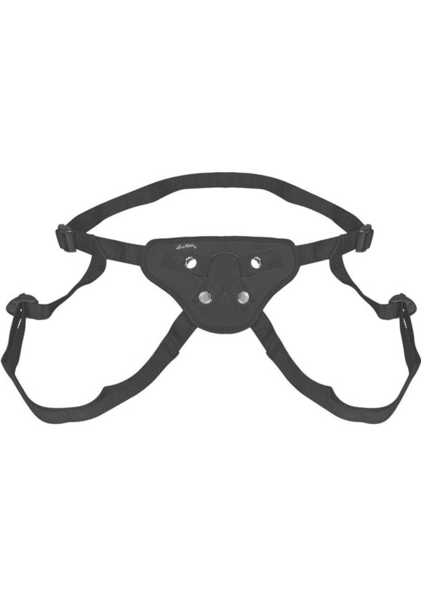 Lux Fetish Beginners Strap-On Harness Adjustable - Black - Image 2