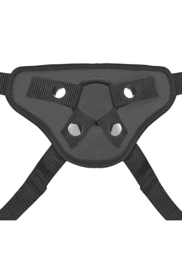 Lux Fetish Beginners Strap-On Harness Adjustable - Black - Image 3