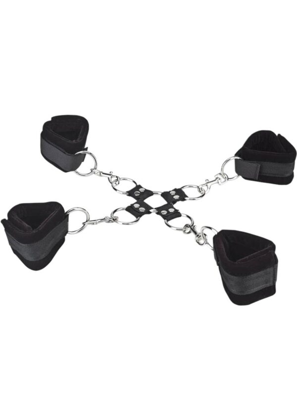 Lux Fetish Hogtie Set (5 piece set) - Black - Image 2