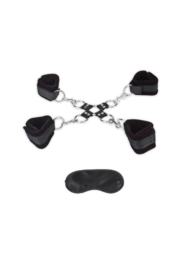 Lux Fetish Hogtie Set (5 piece set) - Black - Image 4