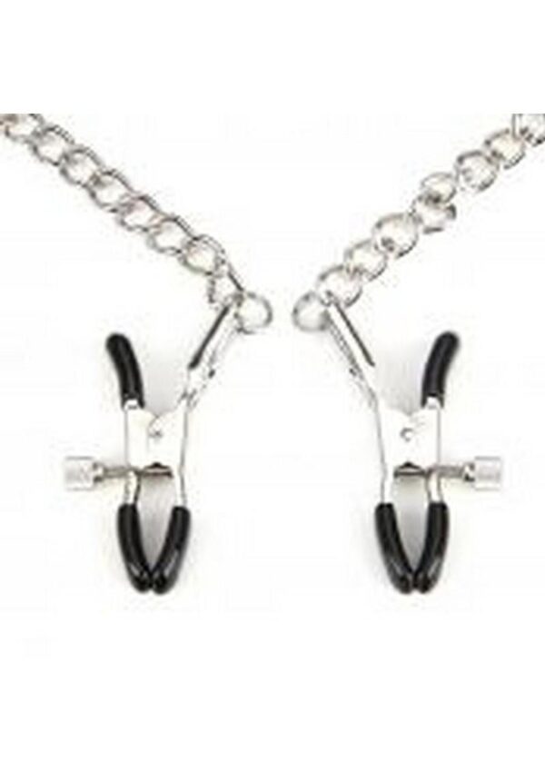 Lux Fetish Breathable Ball Gag with Nipple Clamps Adjustable - Image 4