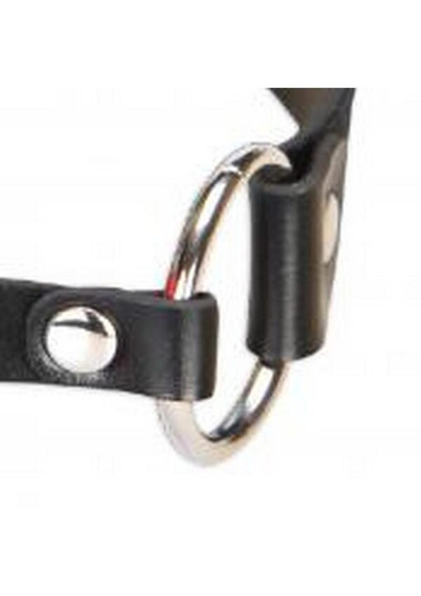 Lux Fetish Breathable Ball Gag - Black - Image 3