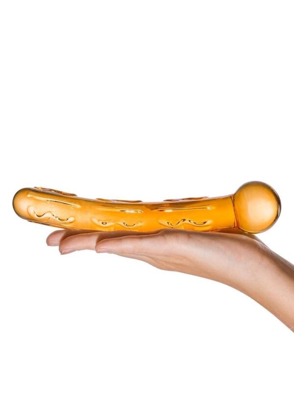 Glas Orange Tickler Glass Dildo - Image 3