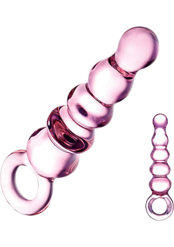Glas Quintessence Beaded Anal Slider - Pink - Image 2