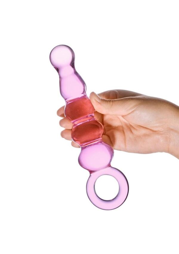 Glas Quintessence Beaded Anal Slider - Pink - Image 3