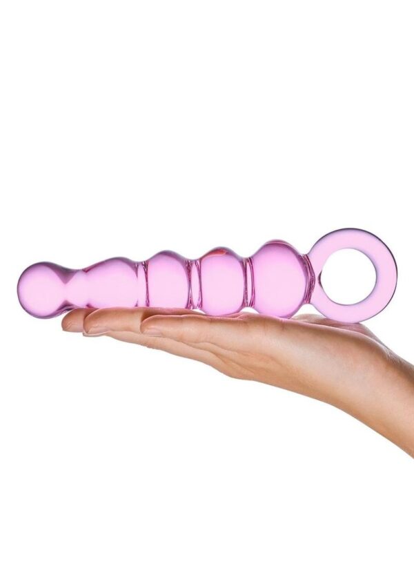 Glas Quintessence Beaded Anal Slider - Pink - Image 4