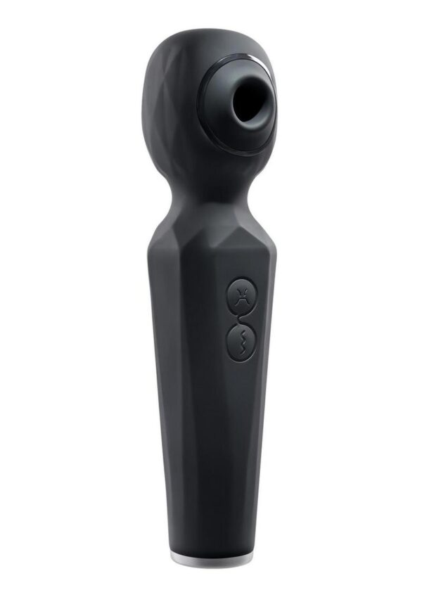 Rainbow Sucker Rechargeable Silicone Wand Vibrator - Image 3