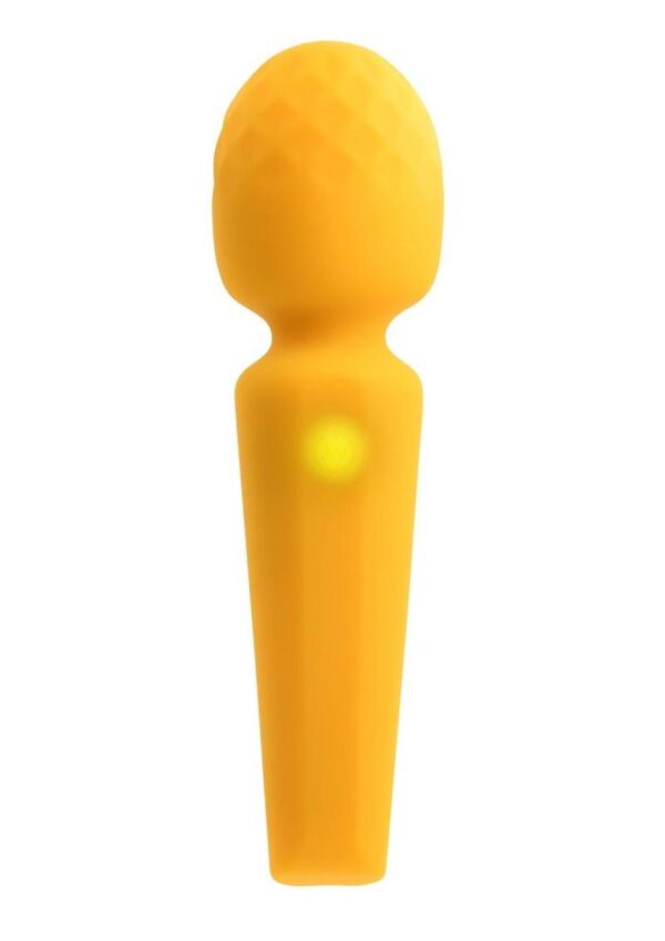Sunshine Rechargeable Silicone Vibrator - Yellow - Image 2