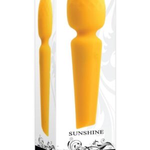 Sunshine Rechargeable Silicone Vibrator - Yellow