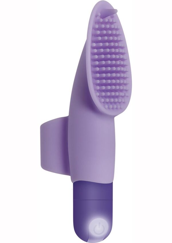 Fingerific Rechargeable Silicone Finger Vibrator - Purple - Image 2
