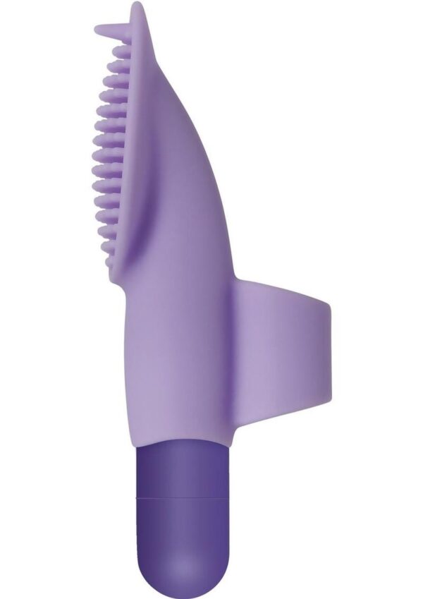 Fingerific Rechargeable Silicone Finger Vibrator - Purple - Image 3
