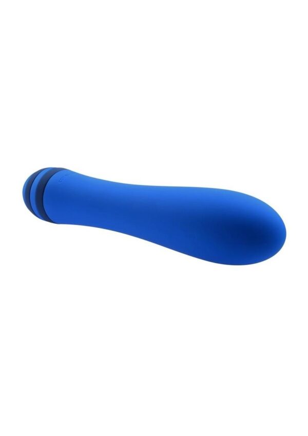 The Pleaser Silicone Rechargeable Vibrator - Blue - Image 3