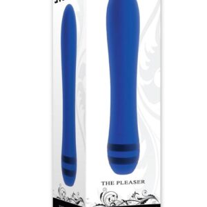 The Pleaser Silicone Rechargeable Vibrator - Blue