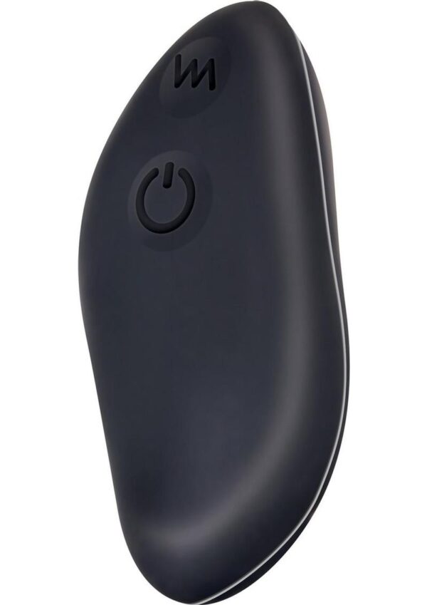 Hidden Pleasure Rechargeable Silicone Panty Vibe with Remote Control - Black - Image 4