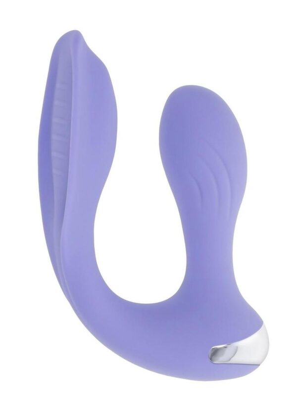 Every Way Play Rechargeable Silicone Wearable Vibrator with Remote Control - Purple - Image 3