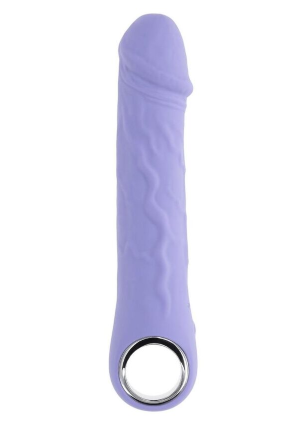 Purple Fantasy Rechargeable Silicone Vibrator - Purple - Image 2