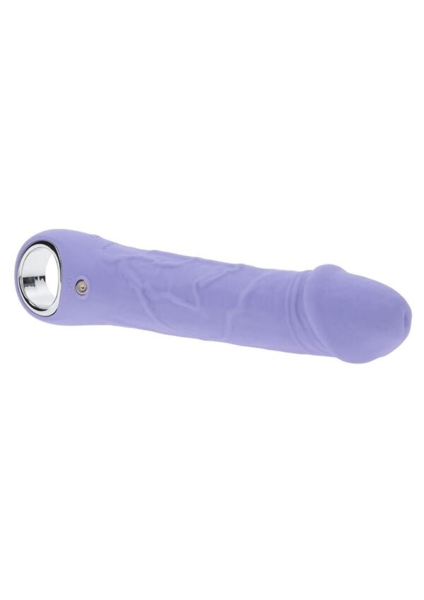 Purple Fantasy Rechargeable Silicone Vibrator - Purple - Image 3