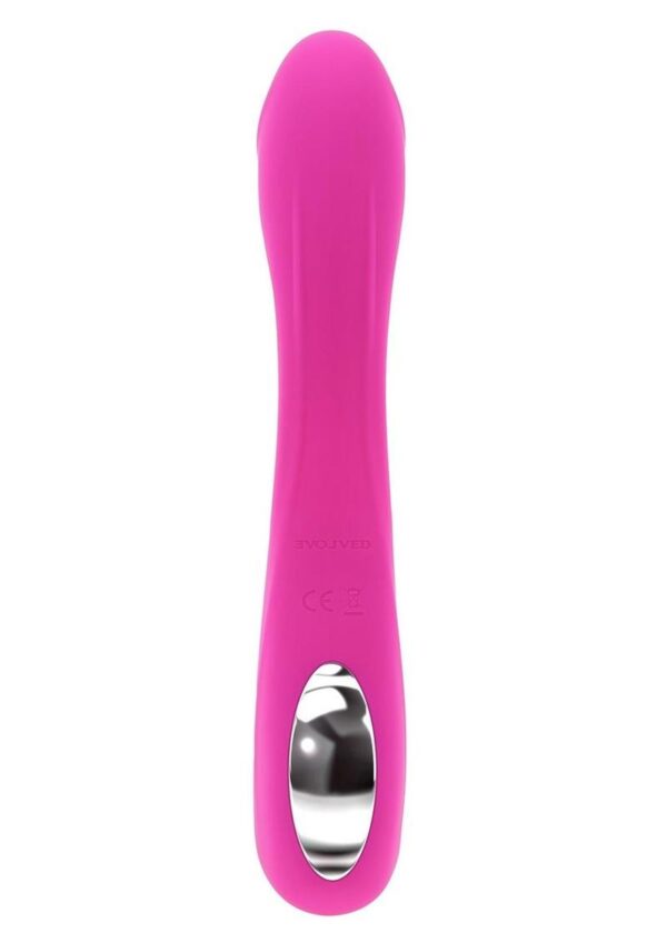 Sugar Rush Rechargeable Silicone G-Spot Vibrator - Pink - Image 2