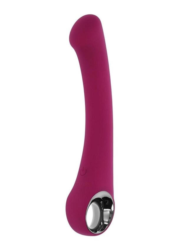 Pleasure Curve Rechargeable Silicone G-Spot Vibrator - Red - Image 2
