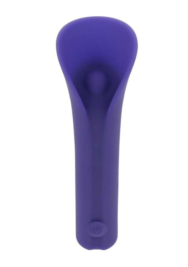 Full Coverage Rechargeable Silicone Bullet - Purple - Image 2