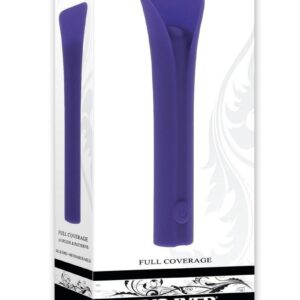 Full Coverage Rechargeable Silicone Bullet - Purple