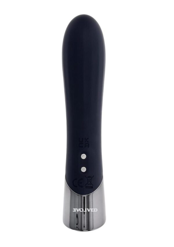 Back in Black Rechargeable Silicone Bullet - Black - Image 2
