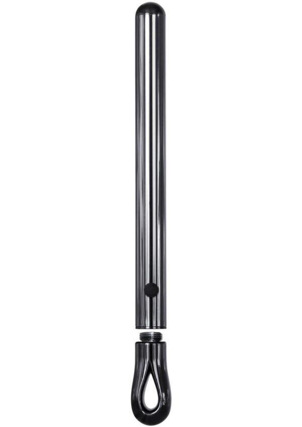 Pen Pal Rechargeable Compact Stainless Steel Vibrator - Black Chrome - Image 4