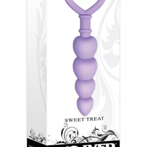 Sweet Treat Silicone Anal Beads - Purple