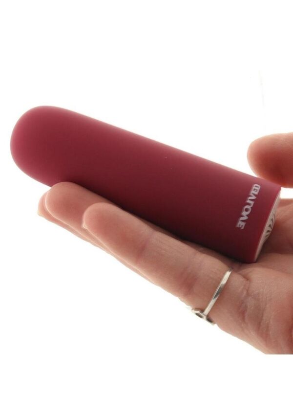 Mighty Thick Rechargeable Bullet Vibrator - Red - Image 4