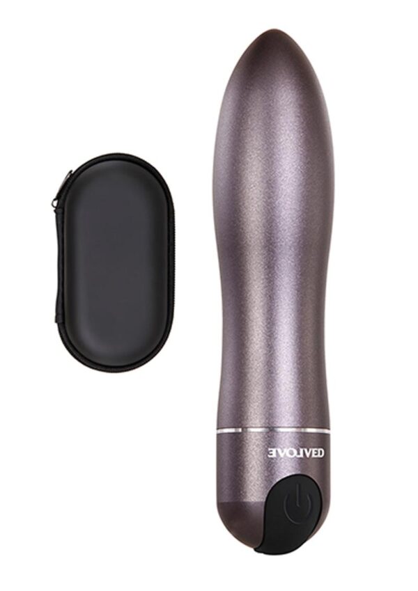 Travel Gasm Rechargeable Bullet - Gun Metal - Image 2