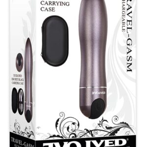 Travel Gasm Rechargeable Bullet - Gun Metal