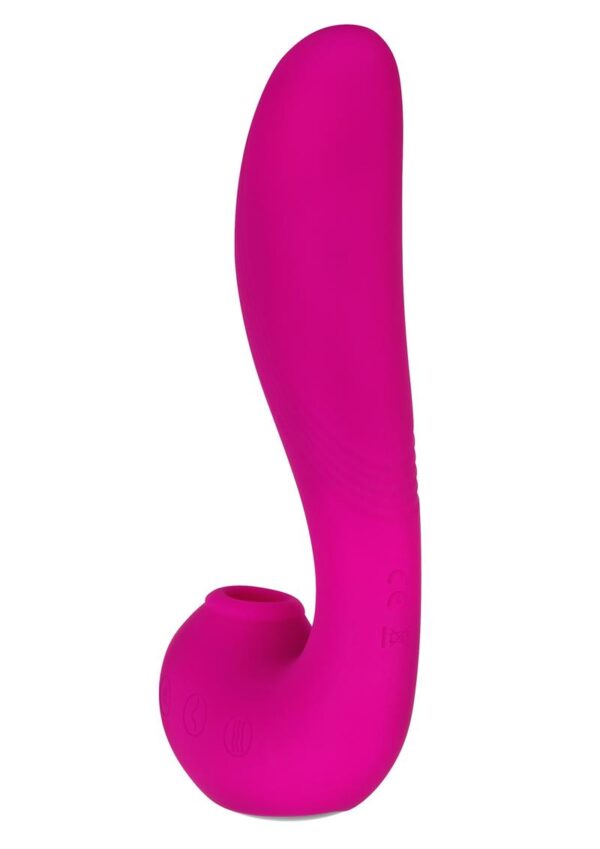 The Note Silicone Rechargeable Vibrator - Pink - Image 3