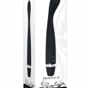 Skinny G Rechargeable Silicone G-Spot Vibrator - Black